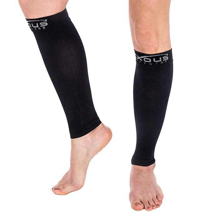exous bodygear calf compression sleeves